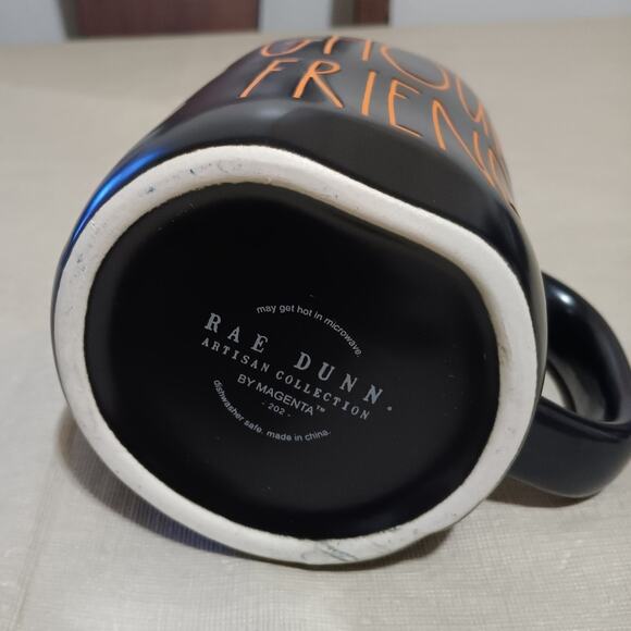 Rae Dunn Ghouls Friend Halloween Ceramic Mug - Picture 2 of 4